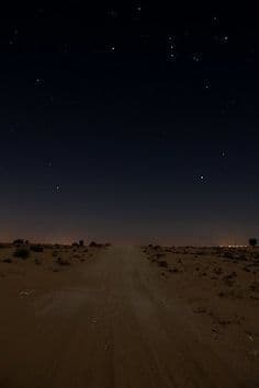 Never Stop for a Stranger in the Desert