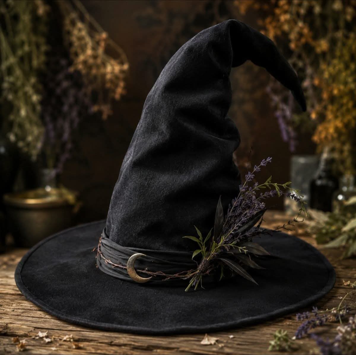 The purple hat kept us safe from the trees